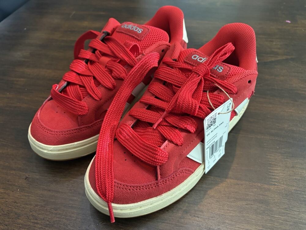 Adidas GC Alpha Sk8 Men's Size 9.5 Red Athletic Shoes HQ7374